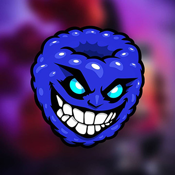 berry blueberry evil mad angry logo image picture illustration drawing sketch illustrator photoshop vector