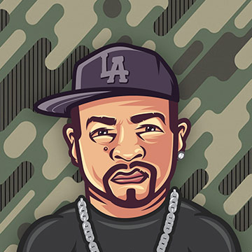 icet la boodycount hiphop rap gangsta og original gangster mascot character cartoon icon logo image picture illustration drawing sketch illustrator photoshop vector