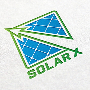 logo brand design solar panels energy product