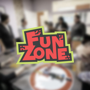 logo design fun zone room escape team building kids party