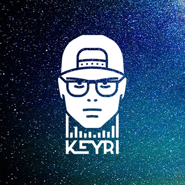 logo design keyri music producer dj electro minimal house mix cover album art electronic sound